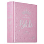 My Creative Bible For Girls ~ Hard Cover Pink Faux Leather