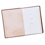 The Path of Life Slimline Faux Leather Journal in Brown - Psalm 16:11