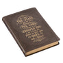 For I Know the Plans Taupe Faux Leather Classic Journal - Jeremiah 29:11
