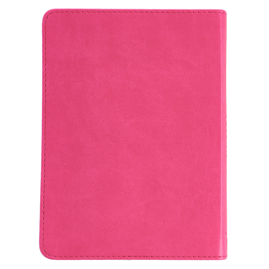 The Serenity Prayer Handy-sized LuxLeather Journal in Pink