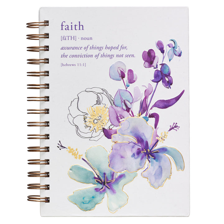 Faith Large Hardcover Wirebound Journal – Hebrews 11:1